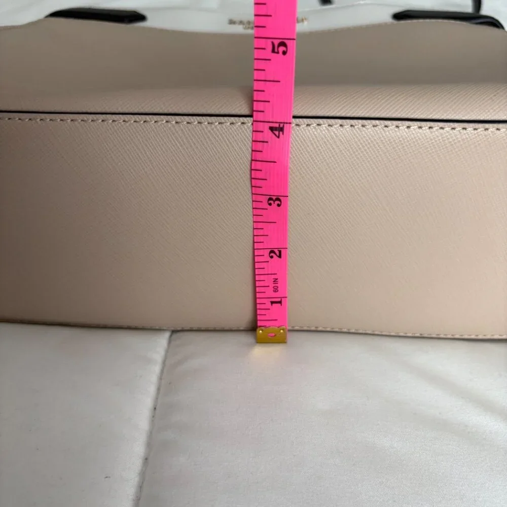 Kate Spade New York Staci Medium Saffiano Leather Satchel/Crossbody Purse Wallet